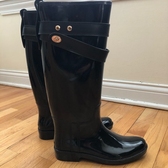 coach talia rain boots